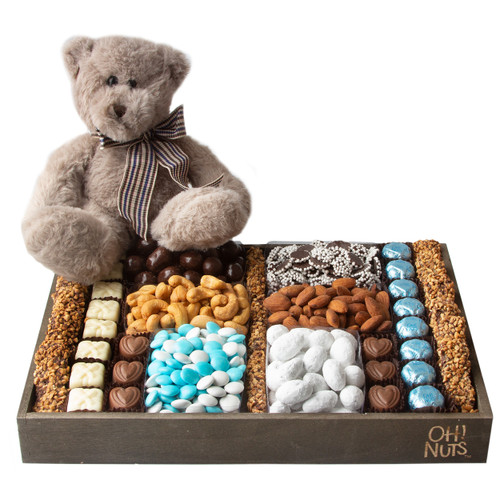 Baby Boy Gift Wooden 14" Large Tray Baby Boy Gift Wooden 14" Large Tray