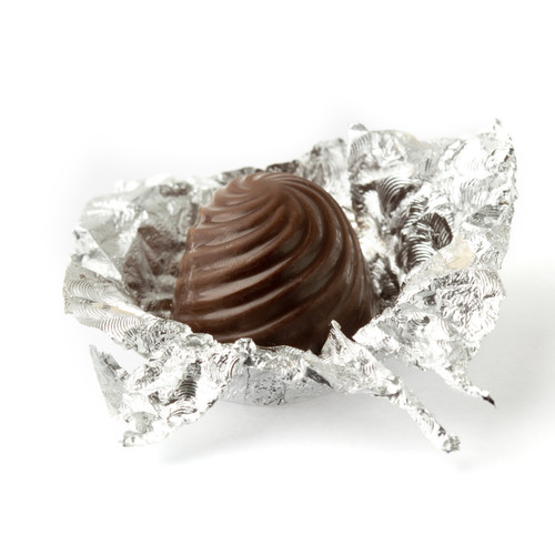 Dark Silver Foiled Cappuccino Chocolate Truffles Dark Silver Foiled Cappuccino Chocolate Truffles