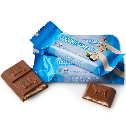 Elite Passover Mini Chocolate Coconut Cream Bars - 10CT Bag Elite Passover Mini Chocolate Coconut Cream Bars - 10CT Bag