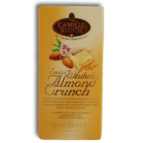 Swiss White & Almond Crunch Milk Chocolate Bar
