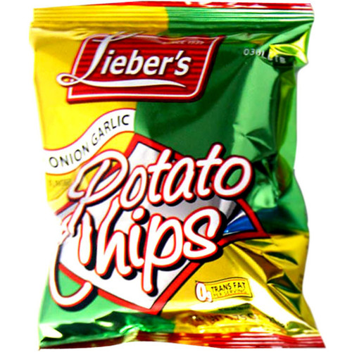 Onion Garlic Potato Chips - 108CT Case Onion Garlic Potato Chips - 108CT Case