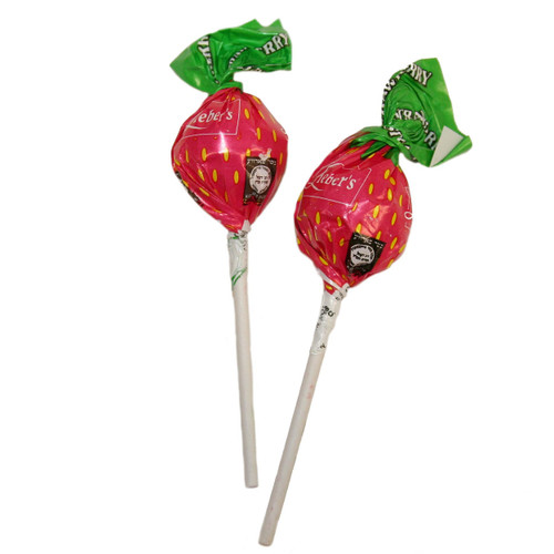 Strawberry Lollipops