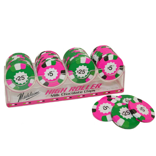 Milk Chocolate Casino Chips