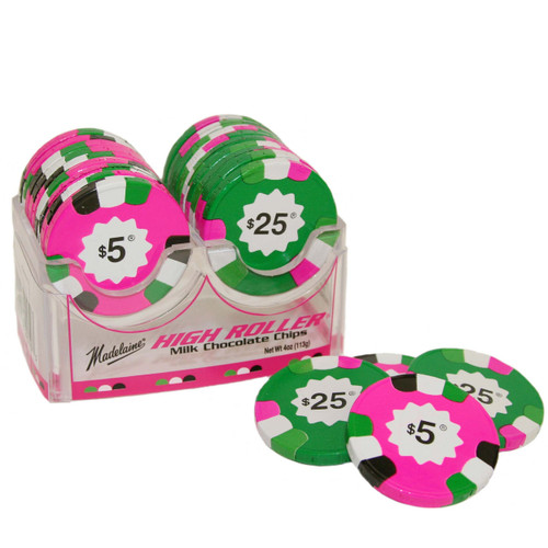 Milk Chocolate Poker Chips 