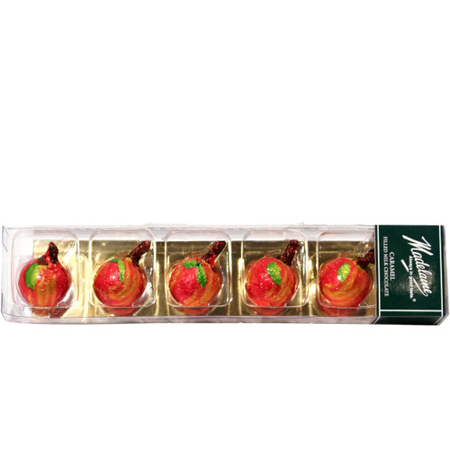 Caramel Filled Chocolate Apples Gift Stick