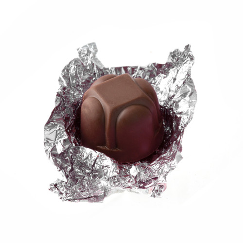 Dark Silver Foiled Diamond Chocolate Truffles