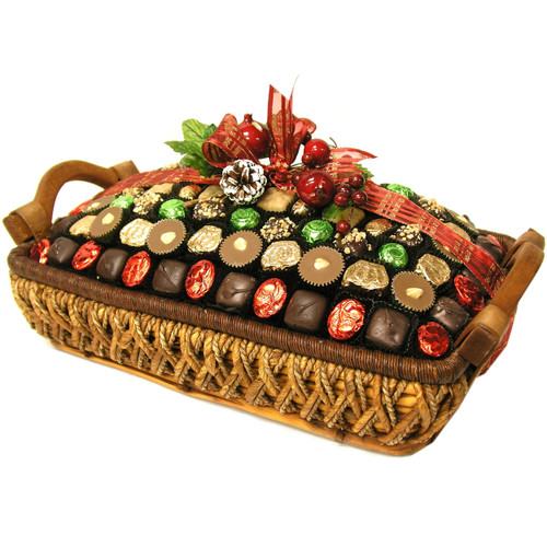 Christmas Chocolate Truffle Basket