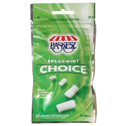 Choice Sugar Free Spearmint Gum Bag