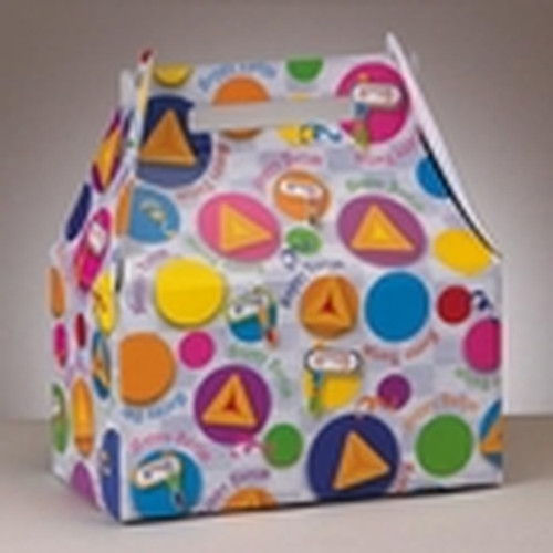 10-Inch Happy Purim Circles Gift Box