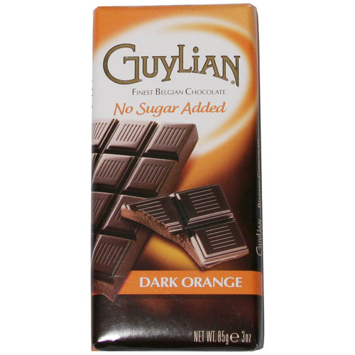 NO SUGAR ADDED Dark Orange Chocolate Bar