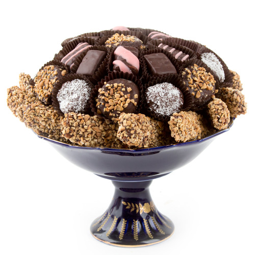 Passover Chocolate Cobalt Centerpiece Gift