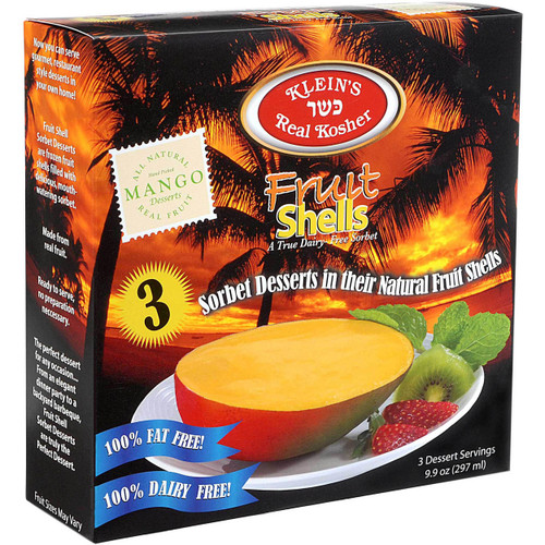 Mango Fruit Shells Sorbet