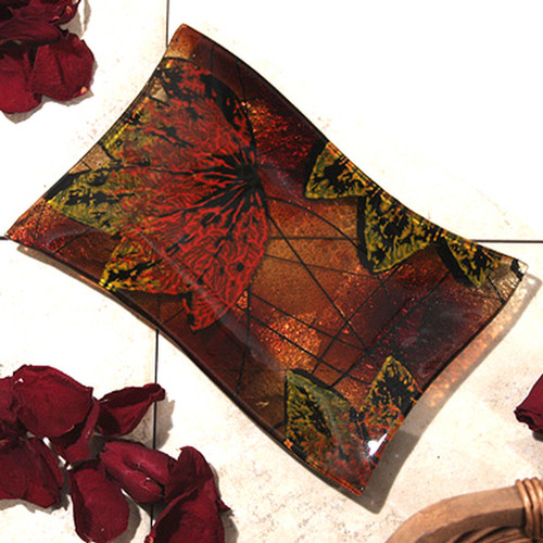 Rustic Wavy Leaf Gift Dish