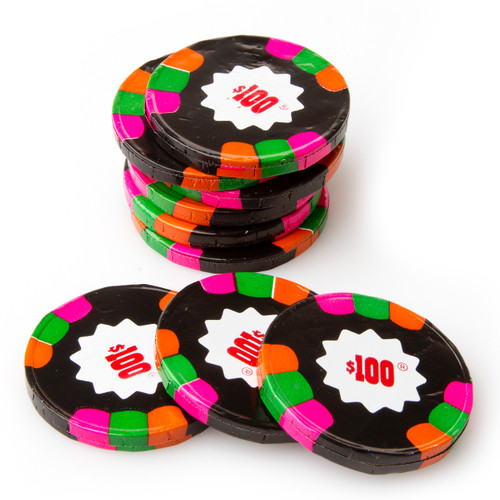 Dark Mint Chocolate $100 Poker Chips Dark Mint Chocolate $100 Poker Chips