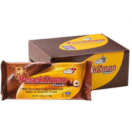 Pesek-Zman 7-Finger Milk Chocolate Bars - 10CT Box Pesek-Zman 7-Finger Milk Chocolate Bars - 10CT Box