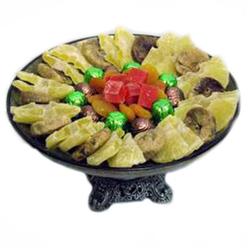 Tu Bishvat Cake Stand Fruit Medley Tu Bishvat Cake Stand Fruit Medley