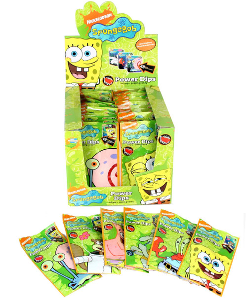 SpongeBob Popping Candy with Lolly - 36CT