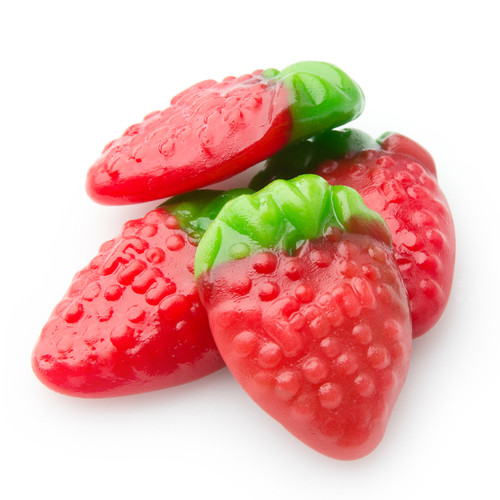 Kosher Wild Strawberry Licorice Gummies 