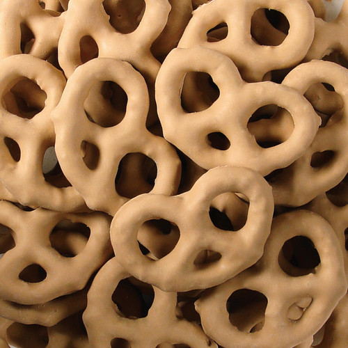 Peanut Butter Brown Yogurt Covered Pretzels
