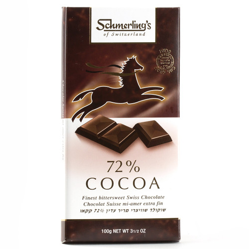 Schmerling's 72 Percent Cocoa Bittersweet Chocolate Bar Schmerling's 72 Percent Cocoa Bittersweet Chocolate Bar