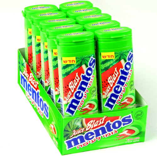 Mentos Juicy Blast Watermelon Gum - 10CT Box