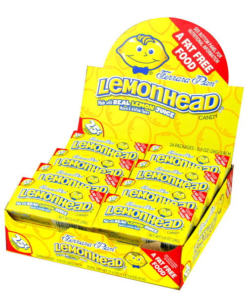 Lemonheads Candy - 24CT Box