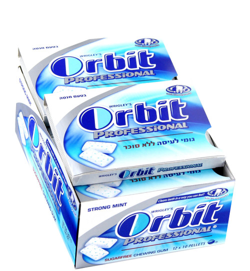 Orbit Professional Mint Sugar-Free Gum Pellets - 12CT Box Orbit Professional Mint Sugar-Free Gum Pellets - 12CT Box