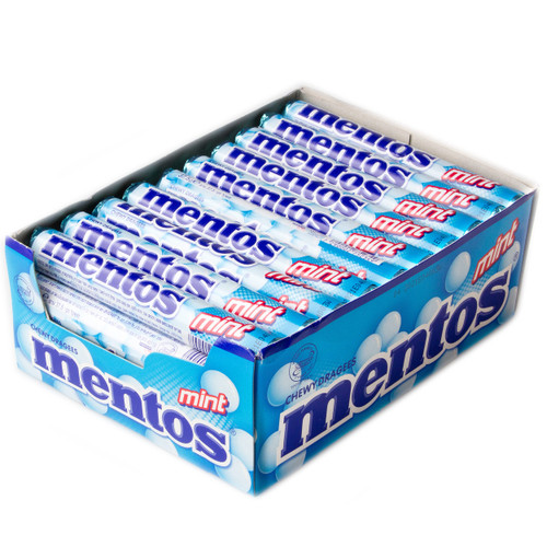 Mentos Mint Candy Rolls - 40CT Case Mentos Mint Candy Rolls - 40CT Case