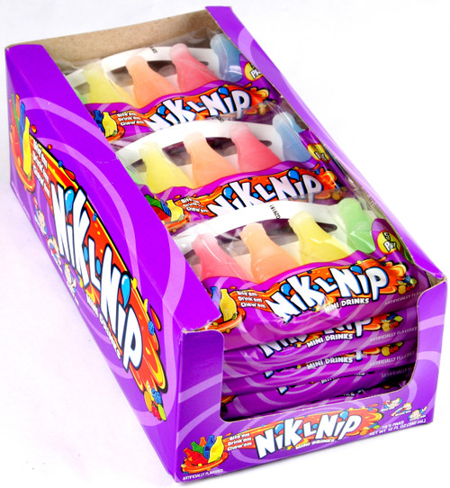 Nik-L-Nip Mini Wax Bottle Drinks - 18CT Box Nik-L-Nip Mini Wax Bottle Drinks - 18CT Box