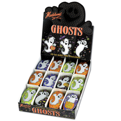 Milk Chocolate Oval Ghosts - 60CT Case