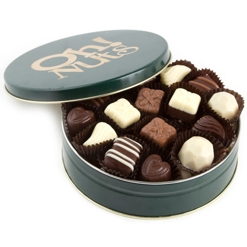 Holiday Non Dairy Chocolate Truffle Gift Tin Holiday Non Dairy Chocolate Truffle Gift Tin