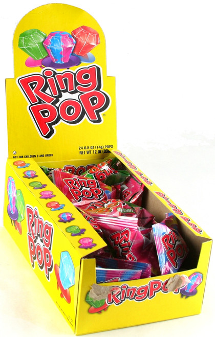 Candy Ring Pops - 24CT Box Candy Ring Pops - 24CT Box