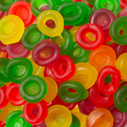 Passover Sour Jelly Rings - 8 oz Bag