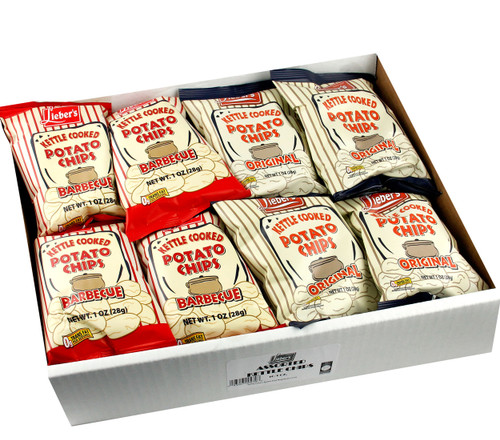 Kettle Cooked Original & Barbecue Potato Chips - 16CT Box Kettle Cooked Original & Barbecue Potato Chips - 16CT Box