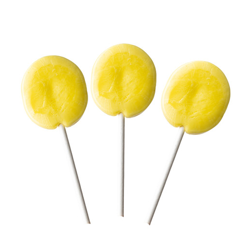 Yellow Lollipops - Lemon Yellow Lollipops - Lemon