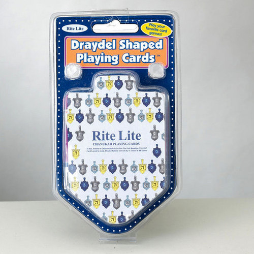Dreidel Shaped Chanukah Playing Cards Dreidel Shaped Chanukah Playing Cards