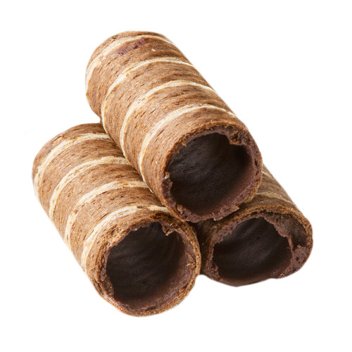 Chocolate Fudge Empty Cannoli - 18CT Box Chocolate Fudge Empty Cannoli - 18CT Box