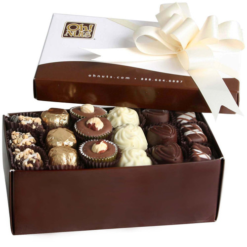 Oh! Nuts 18 Pc. Chocolate Truffle Gift Box - Black Friday Special
