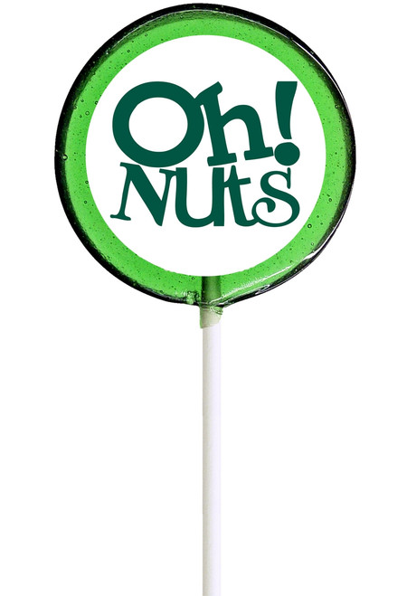 Green Oh! Nuts Lollipop - Sour Apple Green Oh! Nuts Lollipop - Sour Apple
