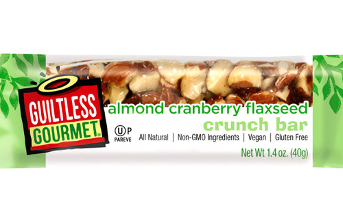 Almond Flaxseed Crunch Bar with Cranberries - 6-Pack