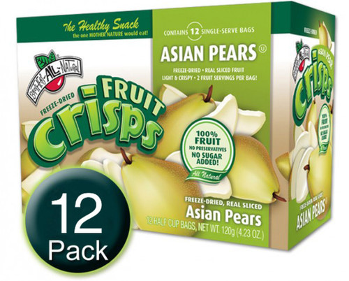 Freeze-Dried Asian Pear Fruit Crisps - 12CT Box  Freeze-Dried Asian Pear Fruit Crisps - 12CT Box