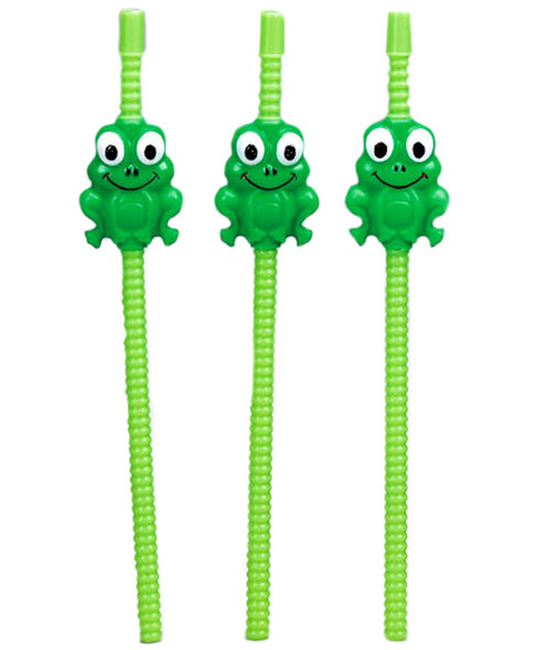 Passover Frog-Shaped Straws - Set of 4 Passover Frog-Shaped Straws - Set of 4