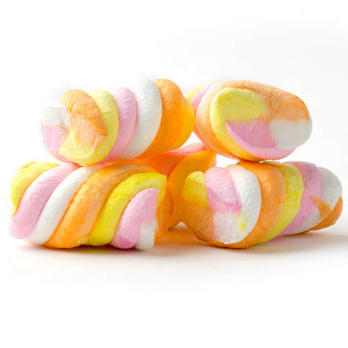 Colorful Twisted Marshmallows Colorful Twisted Marshmallows