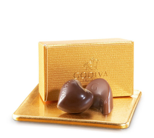 Godiva Gold Ballotin Chocolate Truffle Box - 2 Pc. 