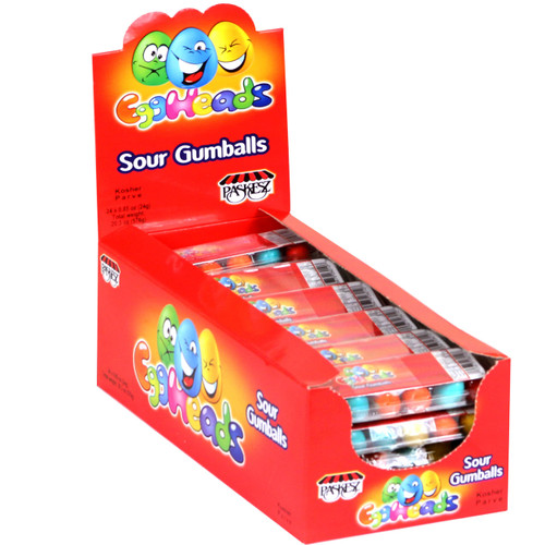 Eggheads Sour Eggs Bubble Gum - 24CT Box Eggheads Sour Eggs Bubble Gum - 24CT Box