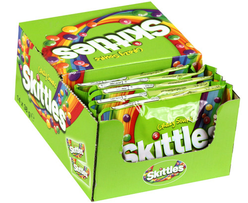 Kosher Skittles Candy - Crazy Sours - 1.35 oz - 14CT Box Kosher Skittles Candy - Crazy Sours - 1.35 oz - 14CT Box