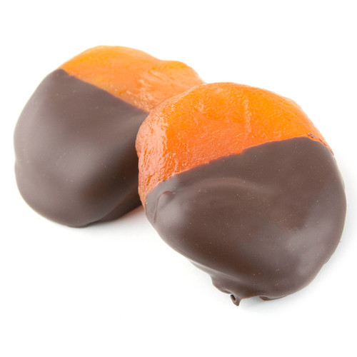 Dark Chocolate Dipped Peaches Dark Chocolate Dipped Peaches