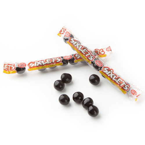 Wrapped Black Sixlets 