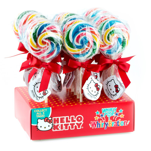 Hello Kitty Whirly Pop - 18CT Display box Hello Kitty Whirly Pop - 18CT Display box