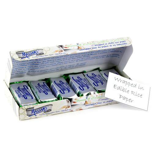 Honey Cashew Nougat - 6CT Box Honey Cashew Nougat - 6CT Box